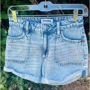 RSQ Womens High Rise Roll Cuff Shorts